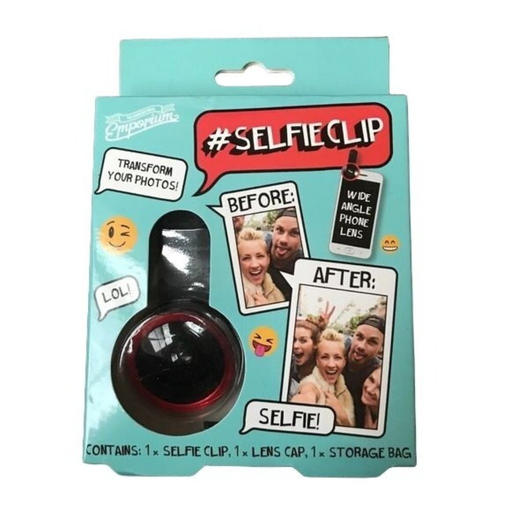 Selfie clip - Universal Wide-Angle Clip-On Smartphone Lens phone accessory NEW